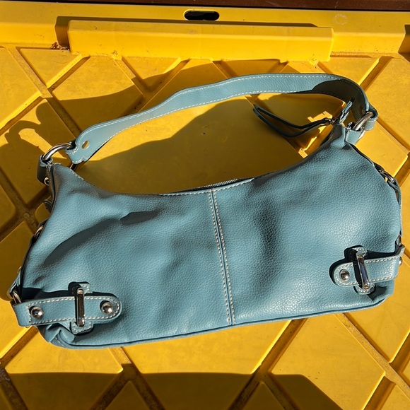 Ana light blue clutch purse - Picture 1 of 4